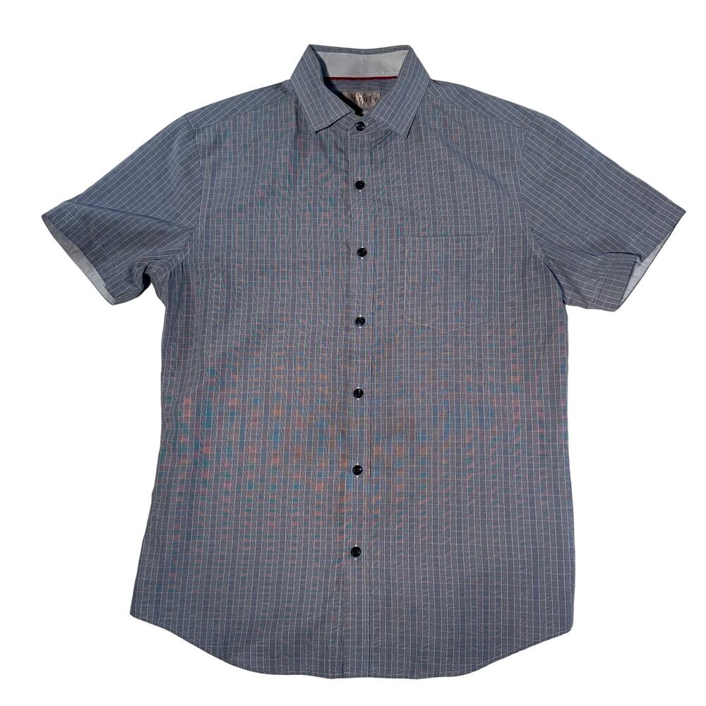 Truly Slim Fit Short Sleeve Button Up Shirt Size Small
